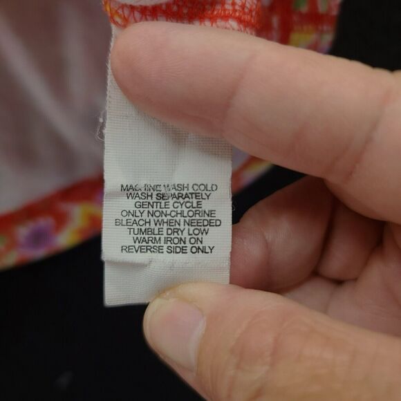 Jones New York Sport Womens Top Multi-Color Size Large 100% Cotton Pullover - Picture 8 of 12